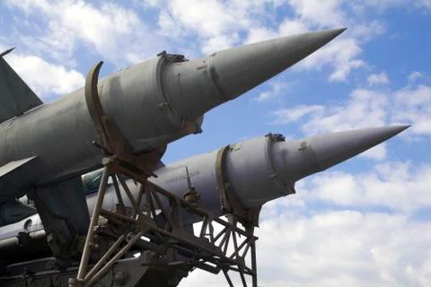 Soviet ballistic missile Stock Photos