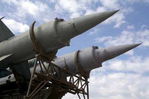 Soviet ballistic missile Stock Photos