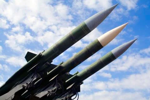 Soviet ballistic missile Stock Photos