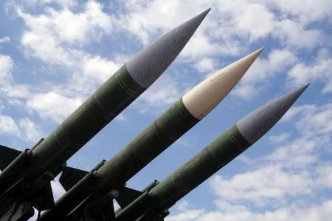Soviet ballistic missile Stock-Fotos