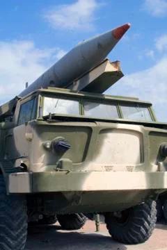 Soviet ballistic missile Stock Photos