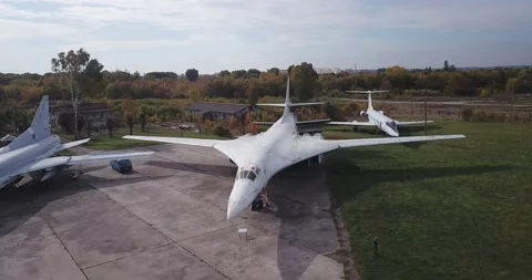 Soviet bomber Tu-140 02 Video stock 169003464