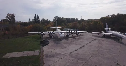 Soviet bomber Tu-95 02 Stock Footage 169002848