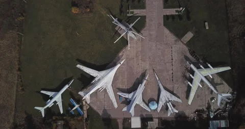 Soviet bombers 02 Video stock 169003374