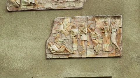 Soviet building exterior Stock Footage 62910241