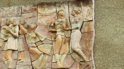 Soviet building exterior Stock Footage 62910251