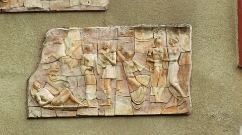 Soviet building exterior Stock Footage 62910273