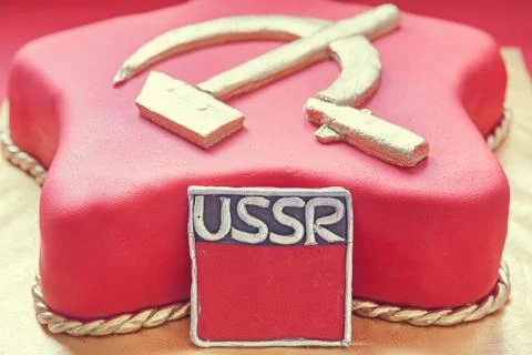 Soviet cake 스톡 사진