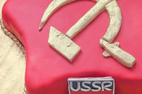 Soviet cake Stock-Fotos