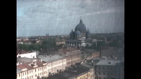 Soviet Cathedral View Stock Footage 278399367
