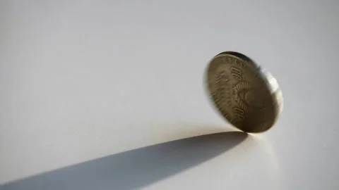 Soviet coin. Stock Footage 154532263