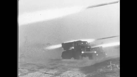 Soviet Combined Arms Exercise "Dvina" Stock Footage 166226931