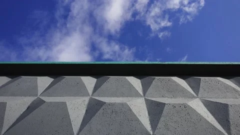 Soviet concrete fence pattern Stock Footage 160162984