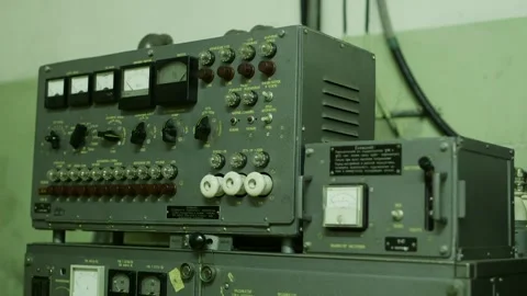 Soviet Electronic Radio Device with Buttons, Dials and Knobs 動画素材 293745651