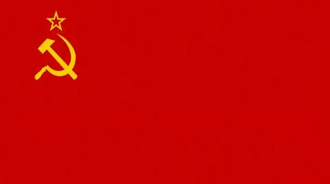 Soviet Flag grange. red flag of USSR. flag of non-existent state. retro symbo Stock Illustration