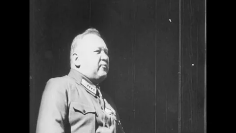 Soviet General Alexander Todorsky Video stock 243661730