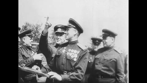 Soviet General Sergei Rudenko Stock Footage 243662147