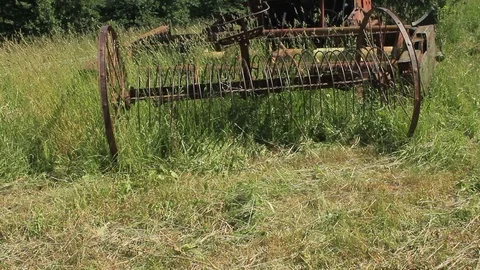 Soviet  harvester Stock Footage 97801231