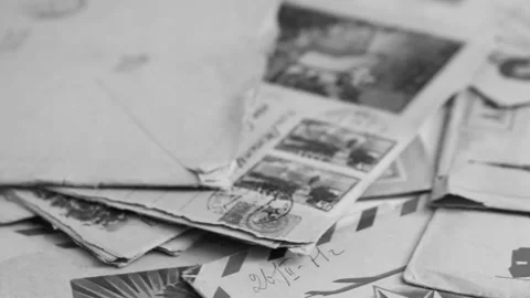 Soviet illustrated stamped envelope Stockbeeldmateriaal 243449288