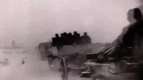 Soviet infantry movements during Battle of Moscow Stock-Footage 330263533