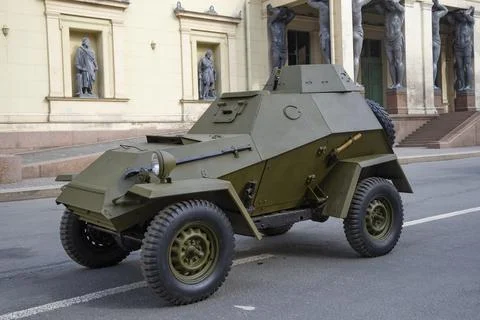 Soviet light armored car BA-64 Stock Photos