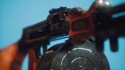 Soviet machine gun. Weapons of the USSR army Vidéo 133811504