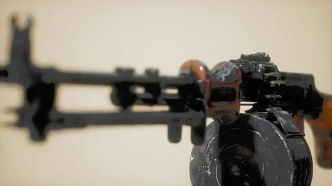 Soviet machine gun. Weapons of the USSR army Vidéo 143394061