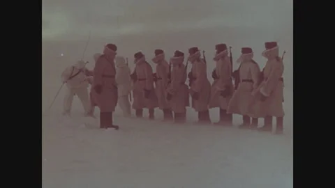 Soviet military base. Arctic Stock Footage 265166208