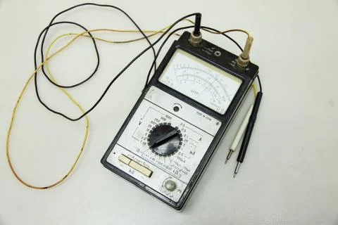 Soviet multimeter C4315. Designed for measuring constant and variable current 스톡 사진