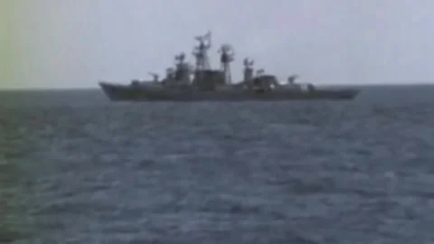 Soviet Naval Ships ca. 1965 - ca.1975  (109) Video stock 237112440