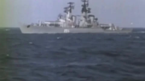 Soviet Naval Ships ca. 1965 - ca.1975  (20) Stock Footage 237115915