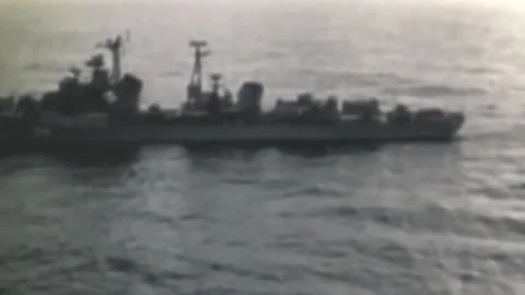 Soviet Naval Ships ca. 1965 - ca.1975  (46) Stock Footage 237118138