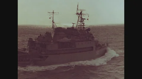 Soviet Navy. Cold War Stock Footage 265166560