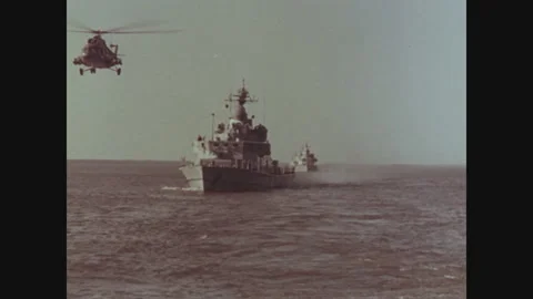 Soviet Navy. Military training Stock Footage 167160547
