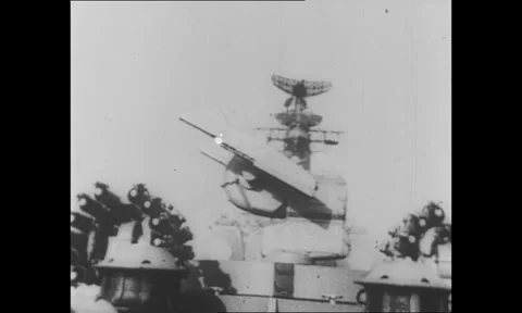 Soviet Navy. Missile launches. Stock Footage 322194777