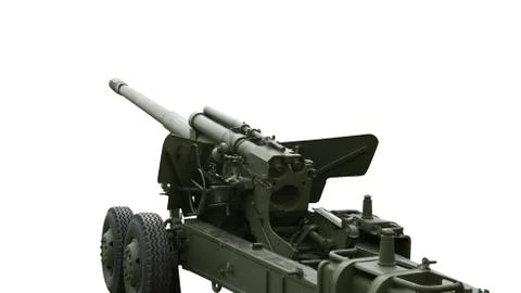 Soviet Old Cannon Stock Photos