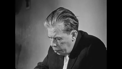Soviet physicist Nikolay Bogolyubov in Dubna Stock-Footage 296070313