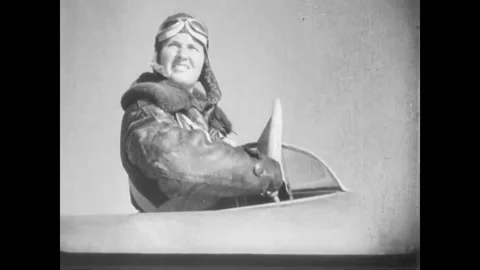 Soviet pilot Marina Raskova Stock Footage 244400848