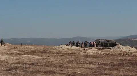 Soviet prisoners of war in German captivity Vídeo Stock 57028583