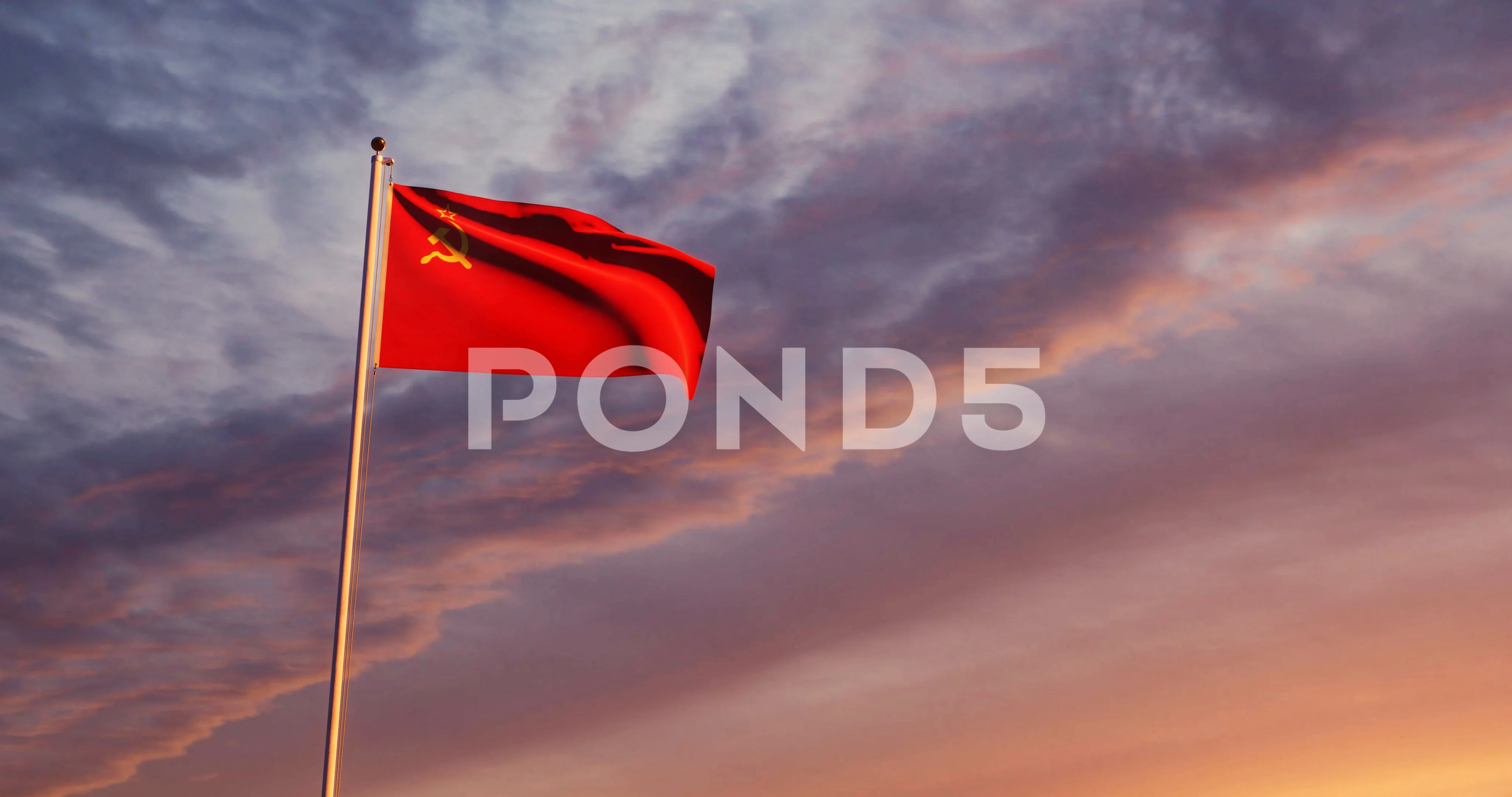 Communist Russian Flag Stock Video Footage Royalty Free Communist Russian Flag Videos Pond5