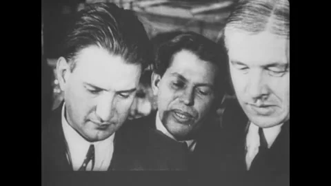 Soviet scientists. Nuclear physics Stock Footage 296069230