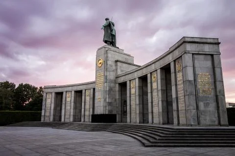 Soviet Second World War Memorial in the Tiergarten, Berlin, Germany Stock Photos