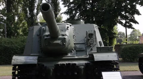 Soviet self-propelled gun ISU-152 Stock Footage 40302172