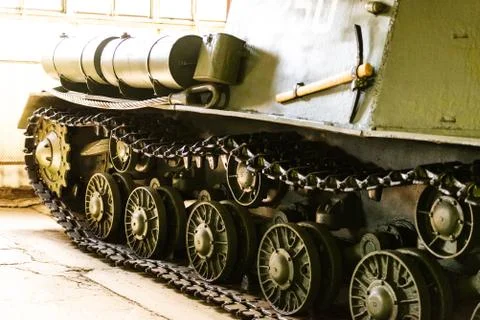 Soviet self-propelled gun Stock Photos
