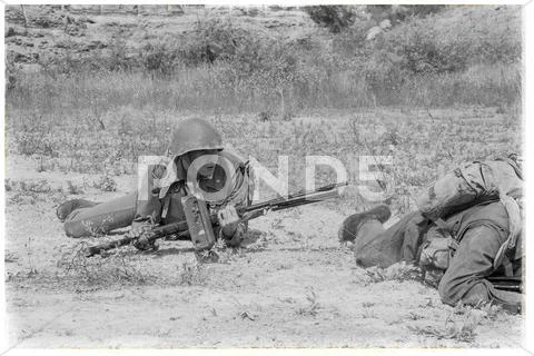 Soviet Spetsnaz in Afghanistan Stock Photos