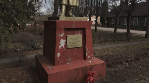 Soviet Statue Stock Footage 108396293