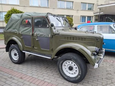 The Soviet SUV, the GAZ-69 Stock Photos