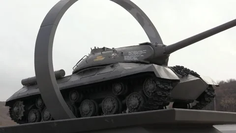 Soviet tank during the second world war D Video stock 144066140