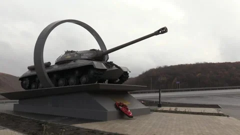 Soviet tank during the second world war F Video stock 144066152