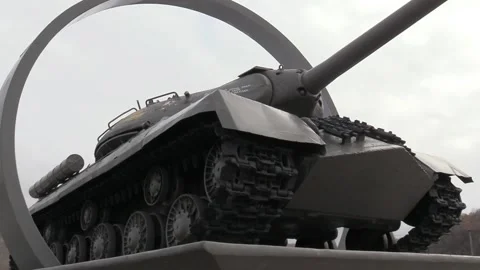 Soviet tank during the second world war G Video stock 144066159